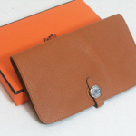 에르메스 토고가죽 도곤지갑 카멜