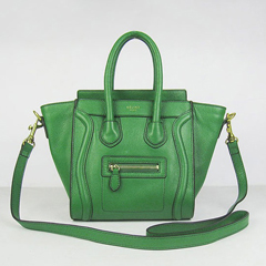 셀린느 러기지백 콤비 스몰 그린