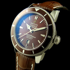 브라이틀링 시계 브라운 01