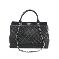 샤넬 12년 신상 칼프스킨 쇼퍼백 블랙