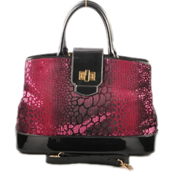 펜디 뱀피무늬 토트크로스백