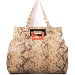 펜디 뱀피무늬 숄더백