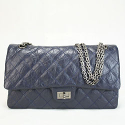 샤넬 2.55 빈티지 클래식 라지 네이비