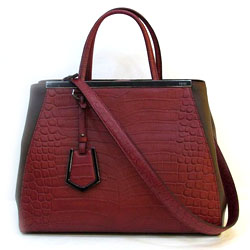 펜디 투쥬르백 미듐 크로커 레드