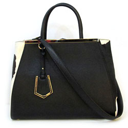 펜디 투쥬르백 미듐 블랙+애니멀