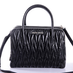 미우미우 토트백 미듐 RN0950 블랙