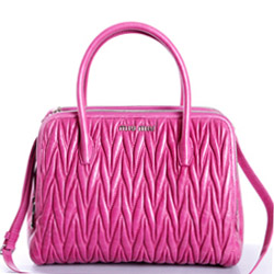 미우미우 토트백 라지 RN0948 퍼플핑크