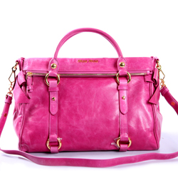 미우미우 리본 사첼백 RT0365 퍼플핑크