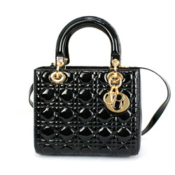 크리스찬디올 레이디디올백 스몰 페이던트 블랙