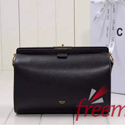 셀린느 미니 DOC 백 블랙