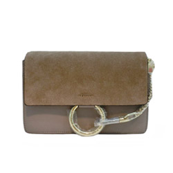 끌로에 faye 플랩백 그레이 미듐