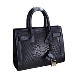 입생로랑 스네이크 삭 드쥬르백 블랙