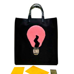 펜디 전구 쇼퍼백