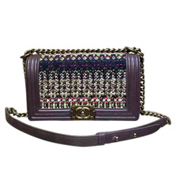 샤넬 보이백 트위드 미듐