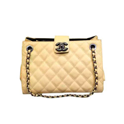 샤넬 캐비어 토트 앤 숄더백