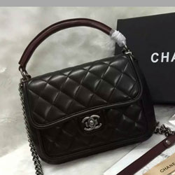 샤넬 16년램스킨 플랩 토트 앤 숄더백