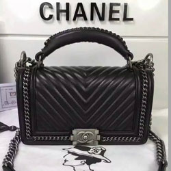 샤넬 16년 토트 앤 숄더 보이백