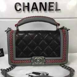 샤넬 16년 토트 앤 숄더 보이백