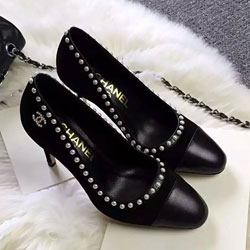 샤넬 구두 블랙
