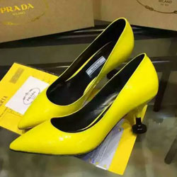 프라다 구두 옐로우