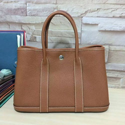 에르메스 오리지널 토고가죽 가든파티 브라운