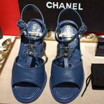 샤넬 구두 네이비