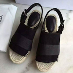 발렌시아가 샌들 블랙