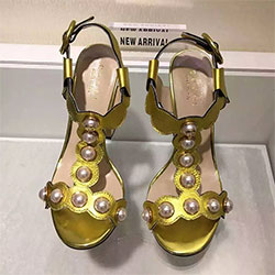 구찌 구두 골드