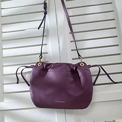 그레이니 가죽 하우스체크 크로스백