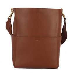 셀린느 상글백 박스 가방 브라운