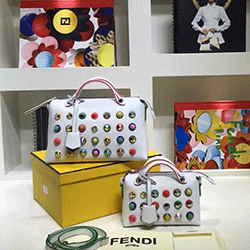 펜디 보스톤 로마 숄더백 미디움