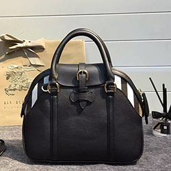 버버리 하우스체크 가죽 토드백