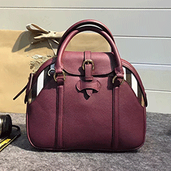 버버리 하우스체크 가죽 토드백