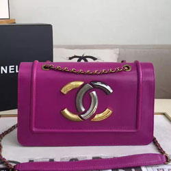 샤넬 엔틱콤비 빅로고 플랩백