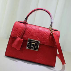 구찌 실비 가죽탑 핸들백 453188
