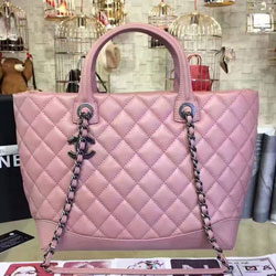 샤넬 램스킨 토트백