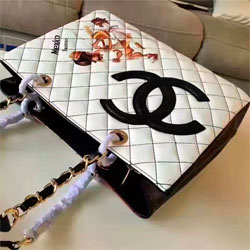 샤넬 램스킨 토트백