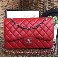 샤넬 클래식 캐비어 더블플랩 라지