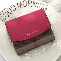 버버리 똑딱이 지갑