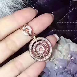 불가리 목걸이 [로즈골드] B-16