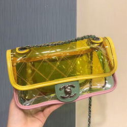 샤넬 실버 메탈 플랩백 57408  22cm