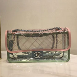 샤넬 실버 메탈 플랩백 57408  28cm