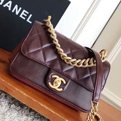 샤넬 램스킨 플랩백 CH-180709 20cm