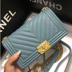 샤넬 캐비어 보이백 미듐 C-181214