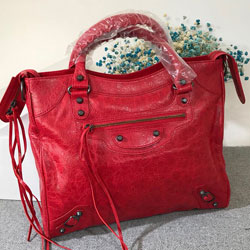 발렌시아가 시티 이태리 쉽스킨 BG-190418