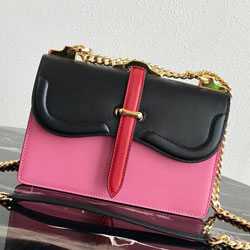 프라다  가죽 모노크롬  숄더백  1BD188