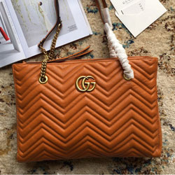 구찌 [GG 마몽] 미디엄 마틀라세 토트백 524578