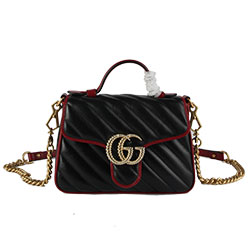 구찌 [GG 마몽] 마틀라세 탑 핸들 백 583571