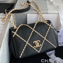  샤넬 램스킨 플랩백 AS210129