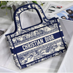 크리스찬디올 오리지널 OBLIQUE 자수 캔버스 미니백